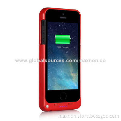 2,200mAh External Back Battery Case for iPhone 5/5C/5S, 3-in-1 with Changeable Faceplate